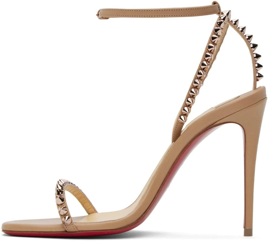 商品Christian Louboutin|Beige So Me 100 Heeled Sandals,价格¥7447,第3张图片详细描述