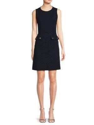 商品Tommy Hilfiger|Roundneck Sheath Mini Dress,价格¥487,第1张图片