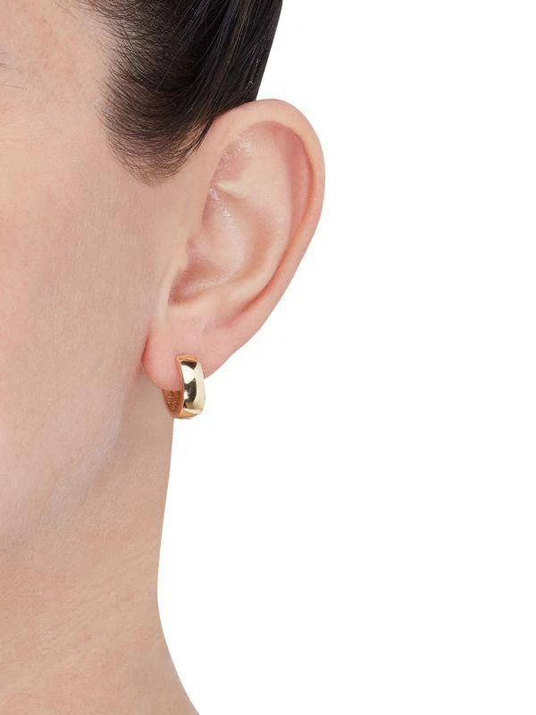 商品Saks Fifth Avenue|14K Yellow Gold Polished Huggie Earrings,价格¥4301,第5张图片详细描述