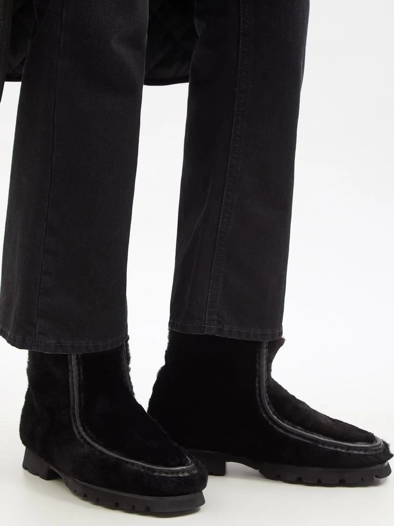 商品Hereu|Armenta shearling and leather ankle boots,价格¥2430,第2张图片详细描述