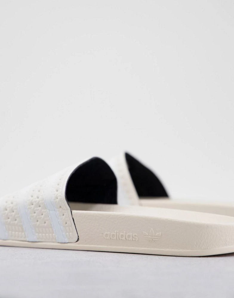商品Adidas|adidas Originals Adilette sliders in wonder white,价格¥178,第4张图片详细描述