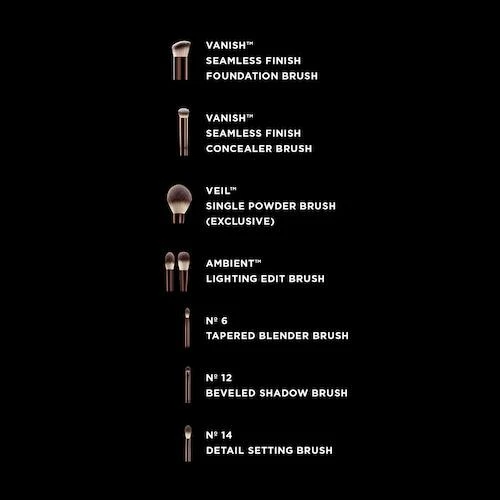 商品HOURGLASS|Vegan Face & Eye Travel Brush Set,价格¥2613,第1张图片详细描述