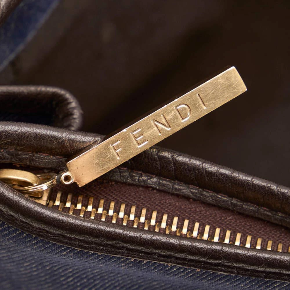 Fendi Blue Denim Borsa Tape Messenger Bag 商品