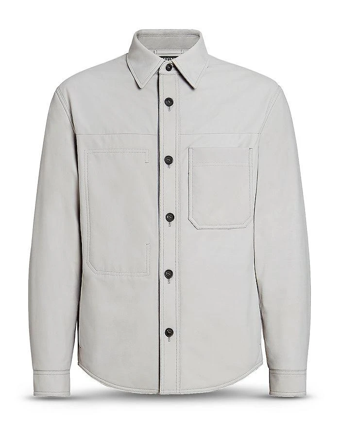 商品Zegna|Nubuck Leather Shirt Jacket ,价格¥51805,第5张图片详细描述