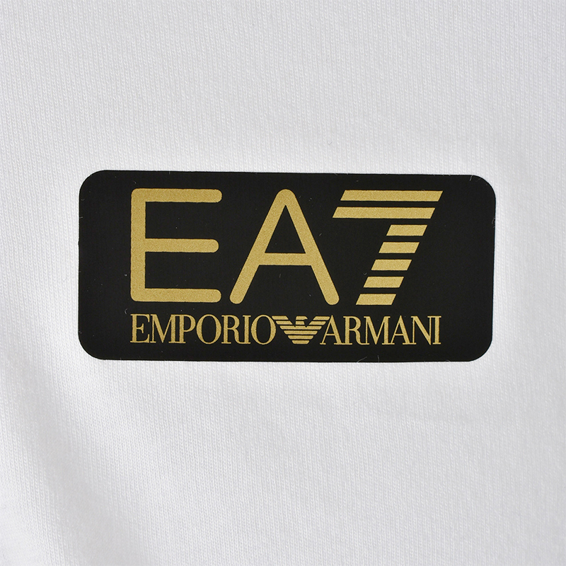 Emporio Armani 安普里奥 阿玛尼 男士白色棉质经典LOGO款圆领长袖T恤 6GPT06-JM9Z-1100商品第1张图片规格展示
