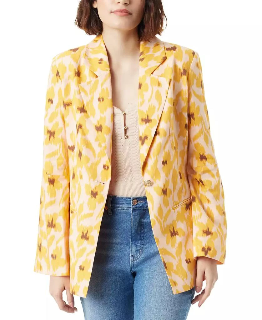 商品Sam Edelman|Women's Sire Printed Flare-Sleeve Blazer,价格¥407,第1张图片