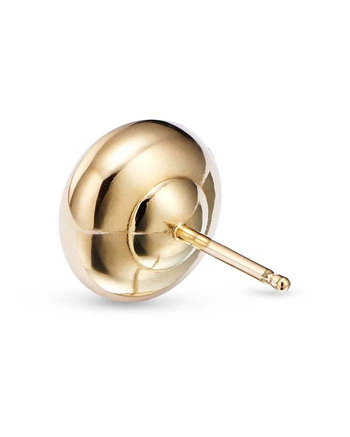 商品Bloomingdale's|14K Yellow Gold Flat Ball Stud Earrings - Exclusive,价格¥1136,第4张图片详细描述