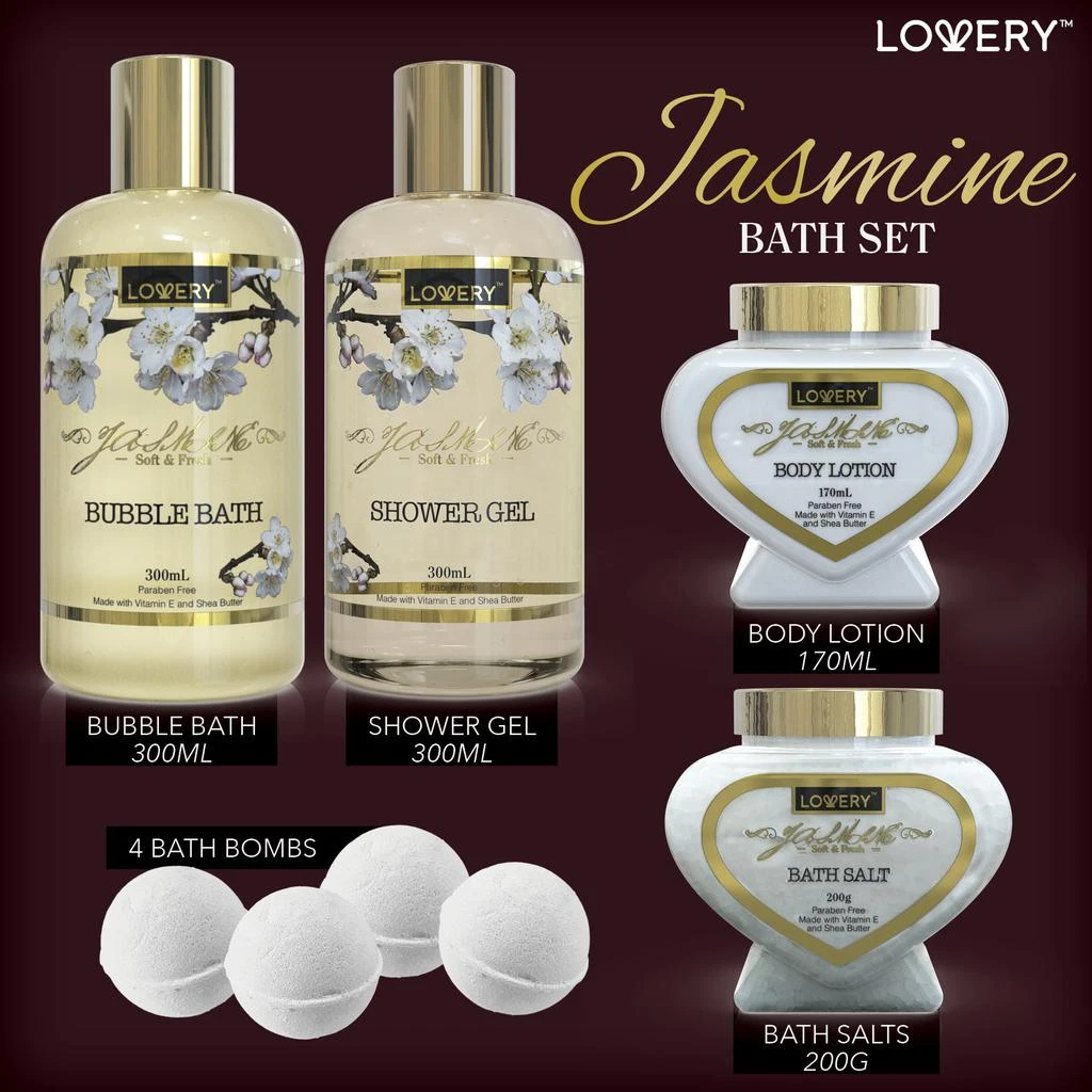 商品Lovery|Jasmine Deluxe Spa and Makeup 30-Piece Set,价格¥756,第2张图片详细描述