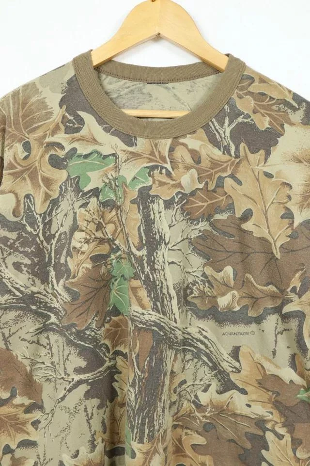 商品Urban Outfitters|Vintage Long Sleeve Camo Tee 011,价格¥483,第3张图片详细描述