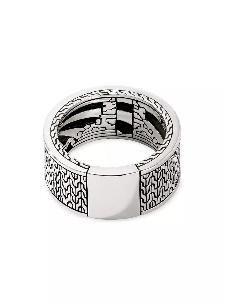 商品John Hardy|Thailand Carved Chain Inlay Band Ring,价格¥6557,第2张图片详细描述