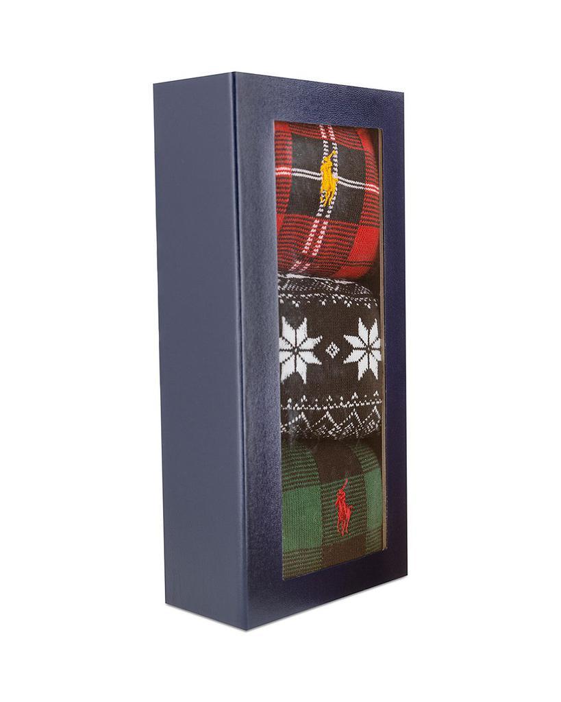 商品Ralph Lauren|3-Pk. Nordic Socks Gift Box,价格¥310,第1张图片