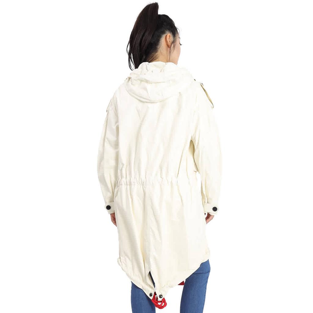 Burberry Ladies Natural White Lakehall Leather Anorak, Size Small商品第3张图片规格展示