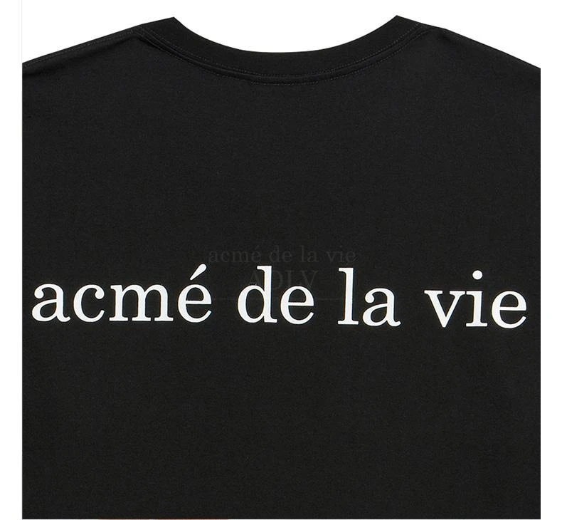 商品Acme de la vie|adlv 男女潮牌短袖上装T恤珍珠眼泪女孩休闲时尚百搭潮流,价格¥490,第6张图片详细描述