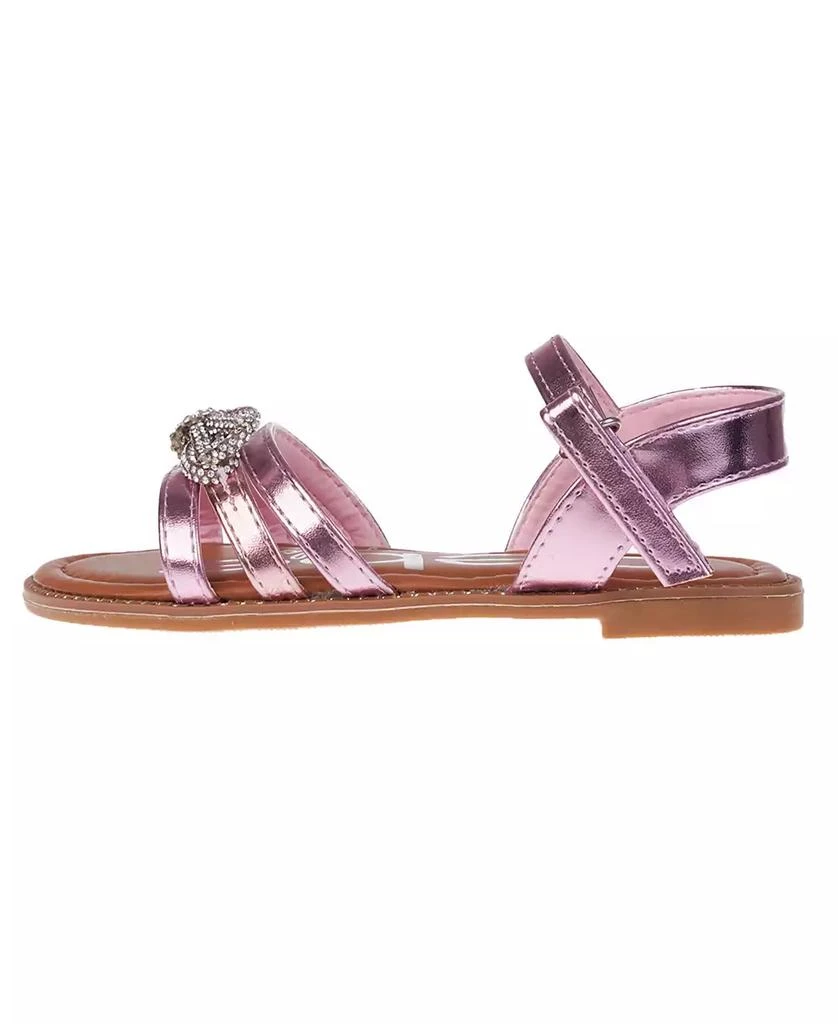 Big Girl's Strappy Sandal with Cute Rhinestone Tubular Bow Polyurethane Sandals 商品