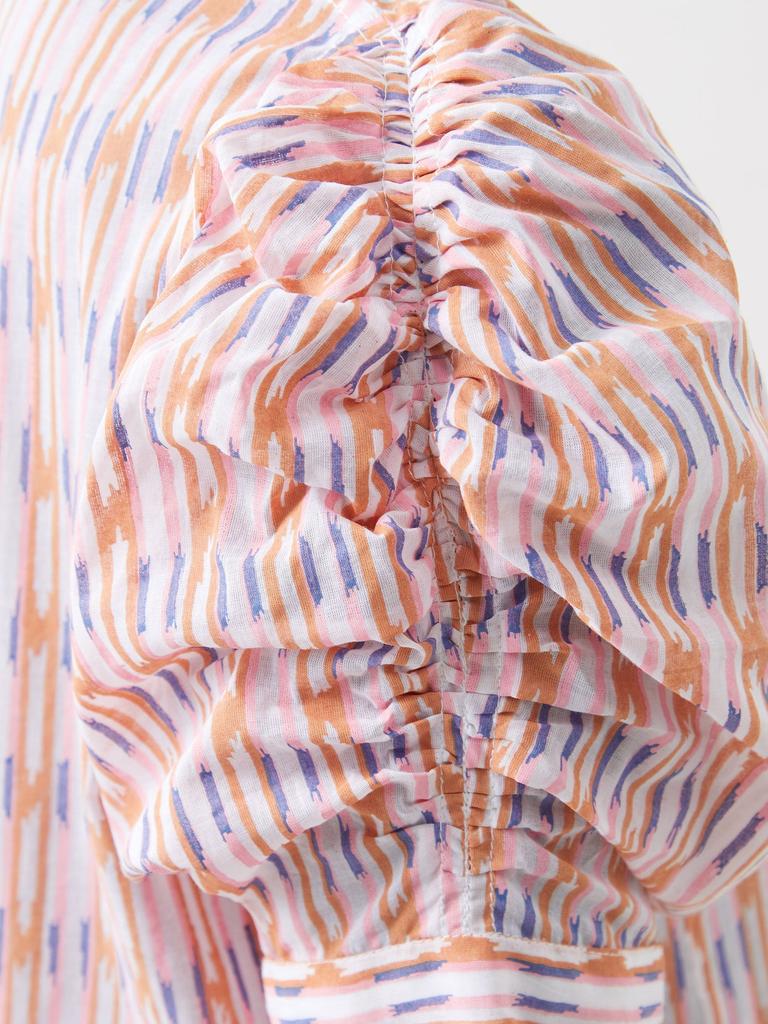 Venetia printed cotton-poplin shirt dress商品第3张图片规格展示