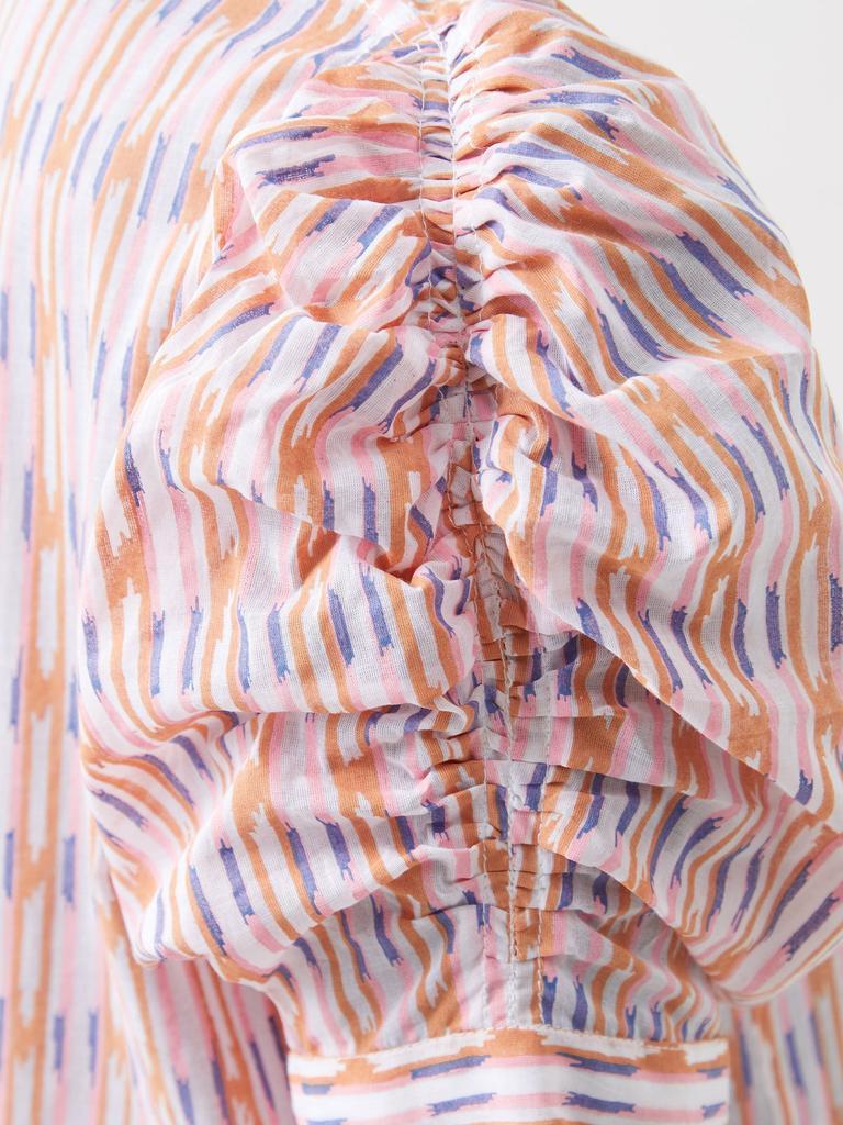商品Thierry Colson|Venetia printed cotton-poplin shirt dress,价格¥5086,第5张图片详细描述