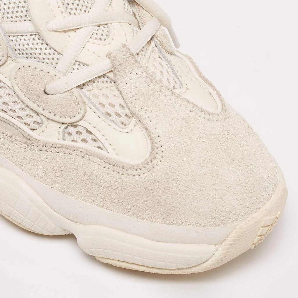 Yeezy x Adidas White Suede and Mesh Yeezy 500 Salt Lace Up Sneakers Size 41 商品