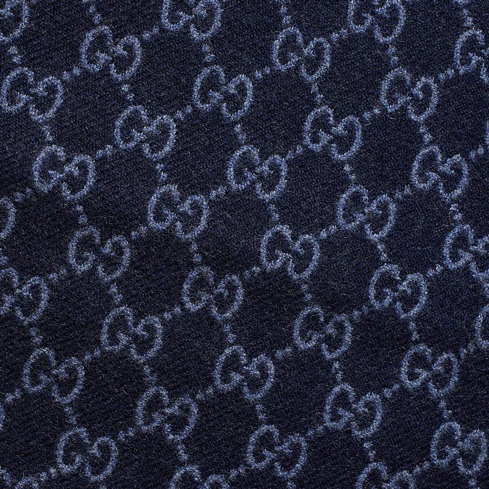 商品Gucci|Gucci GG Jaquard Scarf,价格¥2711,第2张图片详细描述