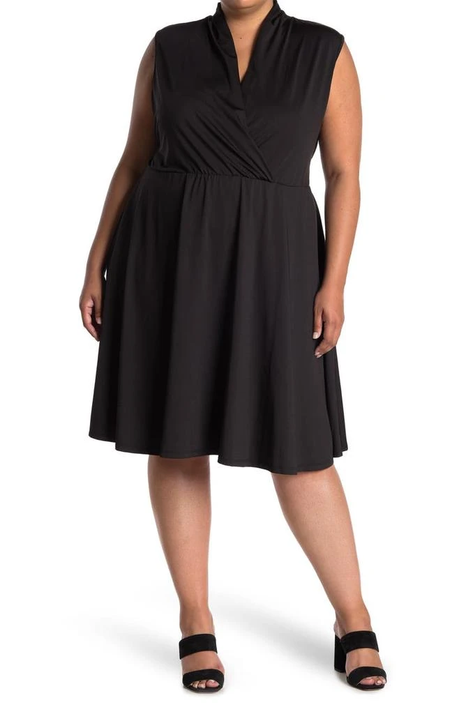 商品Love by Design|Prescott Fit & Flare Belted Knee Length Dress,价格¥187,第1张图片