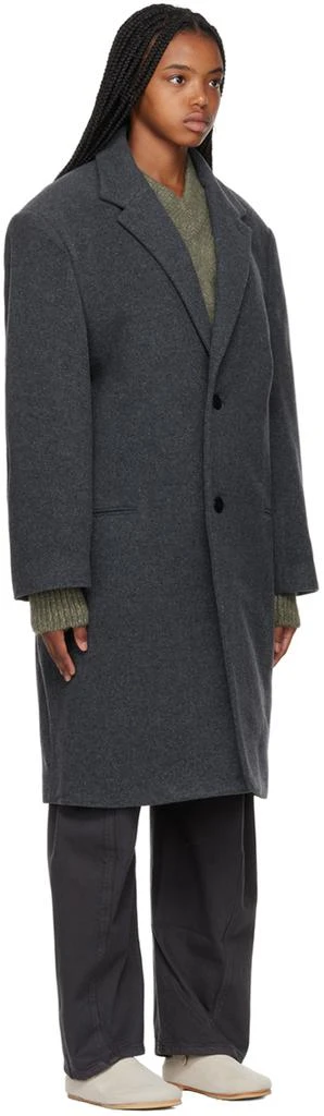 商品Lemaire|Gray Chesterfield Coat,价格¥7609,第2张图片详细描述
