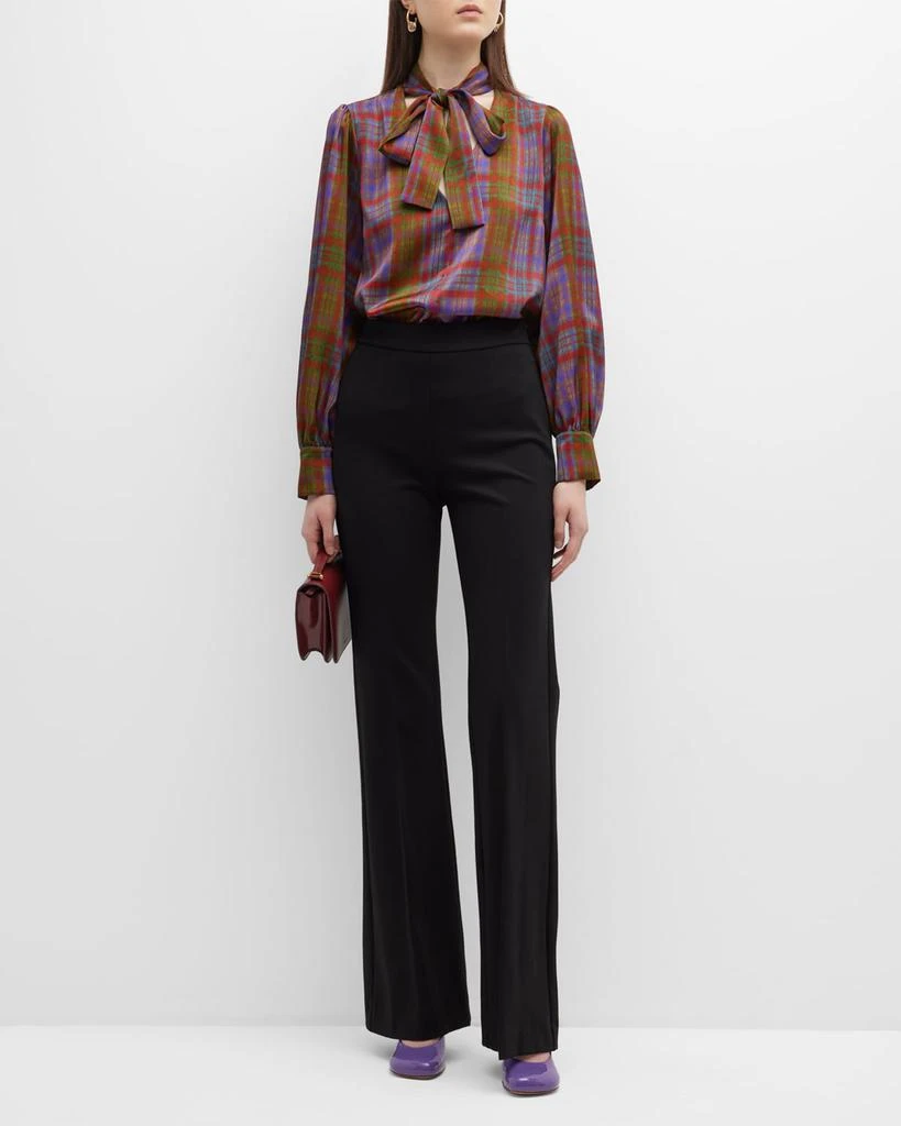 商品Marella|Ines Mid-Rise Flare Pants,价格¥860,第3张图片详细描述