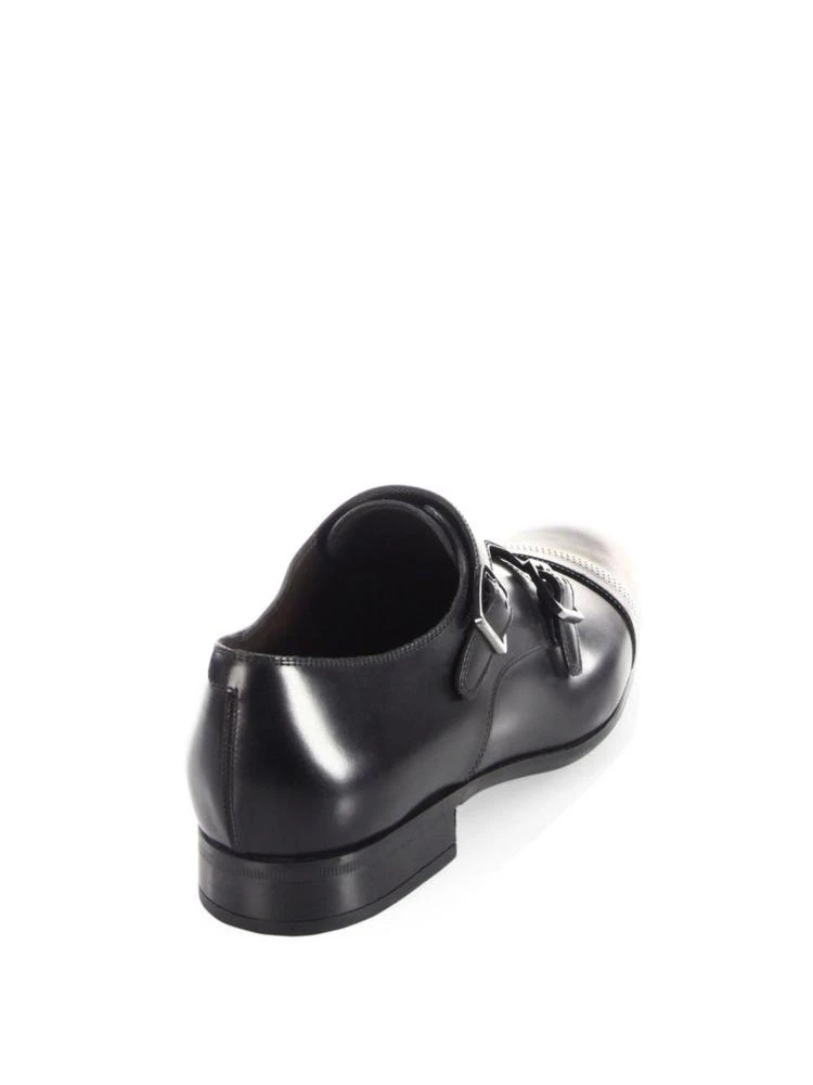 商品Salvatore Ferragamo|PF17 Leather Double Monk-Strap Oxfords,价格¥2878,第2张图片详细描述