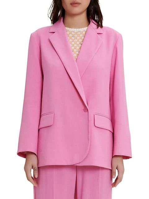 商品Maje|Vestale Double-Breasted Blazer,价格¥1997,第3张图片详细描述