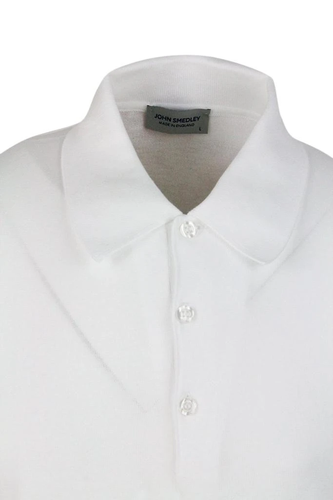 商品John Smedley|John Smedley Short-Sleeved Polo Shirt,价格¥1691,第4张图片详细描述