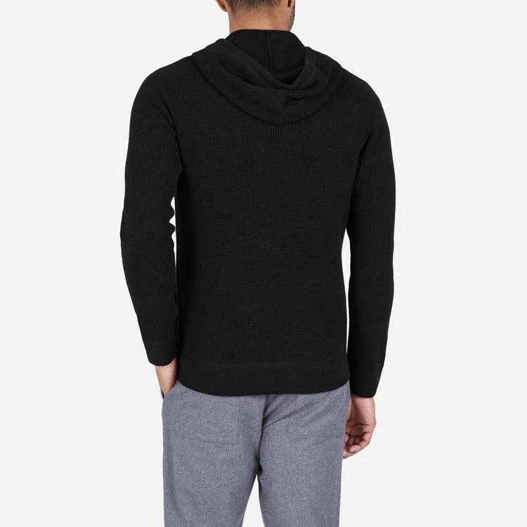 商品Everlane|The Waffle-Knit Cashmere Zip Hoodie 羊绒连帽拉链卫衣,价格¥1233,第3张图片详细描述