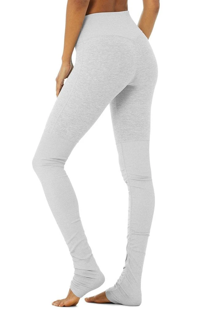 商品Alo|High-Waist Alosoft Goddess Legging - Zinc Heather,价格¥263,第2张图片详细描述