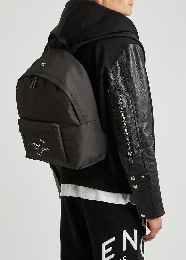 商品Givenchy|Black printed canvas backpack,价格¥7739,第7张图片详细描述