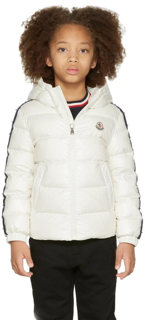 商品Moncler|Kids White Down Stellaire Jacket,价格¥6522,第1张图片