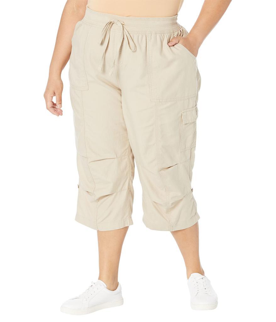 商品Tommy Hilfiger|Plus Size Crop Cargo Pants,价格¥222,第1张图片
