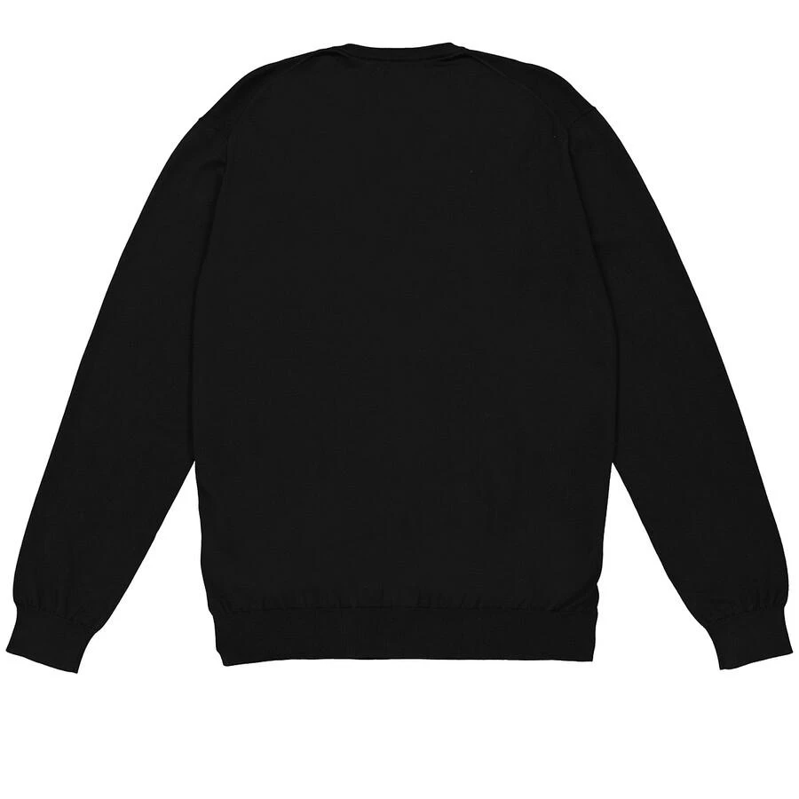 商品Ralph Lauren|男士黑色修身版型棉质 V 领毛衣,价格¥476,第2张图片详细描述