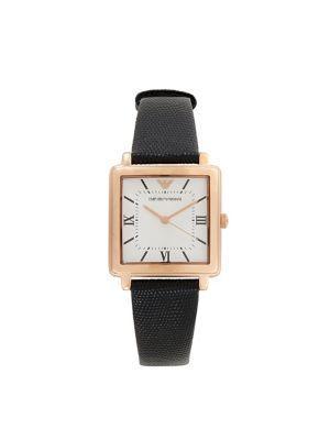 商品Emporio Armani|30MM Rose Goldtone Stainless Steel & Leather Strap Watch,价格¥965,第1张图片