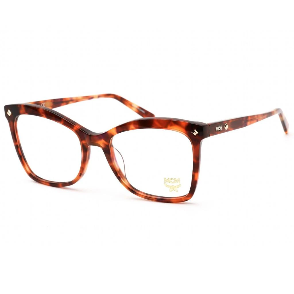 商品MCM|MCM Women's Eyeglasses - Clear Lens Havana/Red Cat Eye Shape Frame | MCM2707 239,价格¥241,第1张图片