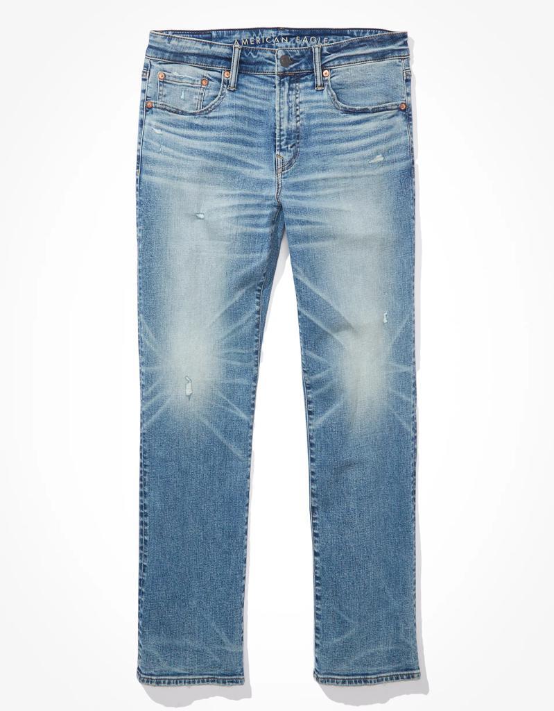 商品AE|AE AirFlex+ Distressed Original Bootcut Jean,价格¥319,第6张图片详细描述