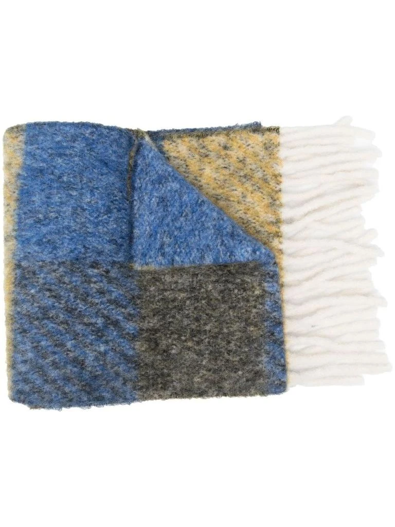 商品Marni|Marni Royal Blue Alpaca Wool Blend Scarf,价格¥1959,第1张图片
