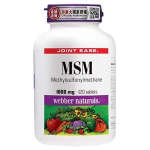 商品[国内直发] Webber Naturals|WEBBER NATURALS 健骨MSM(活络配方) 120片,价格¥527,第1张图片