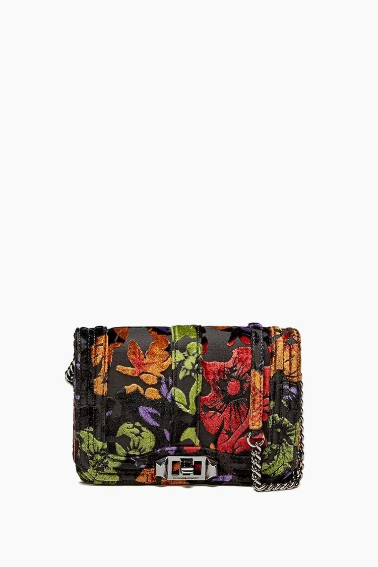商品Rebecca Minkoff|丝绒小号Love系列斜挎包,价格¥727,第1张图片