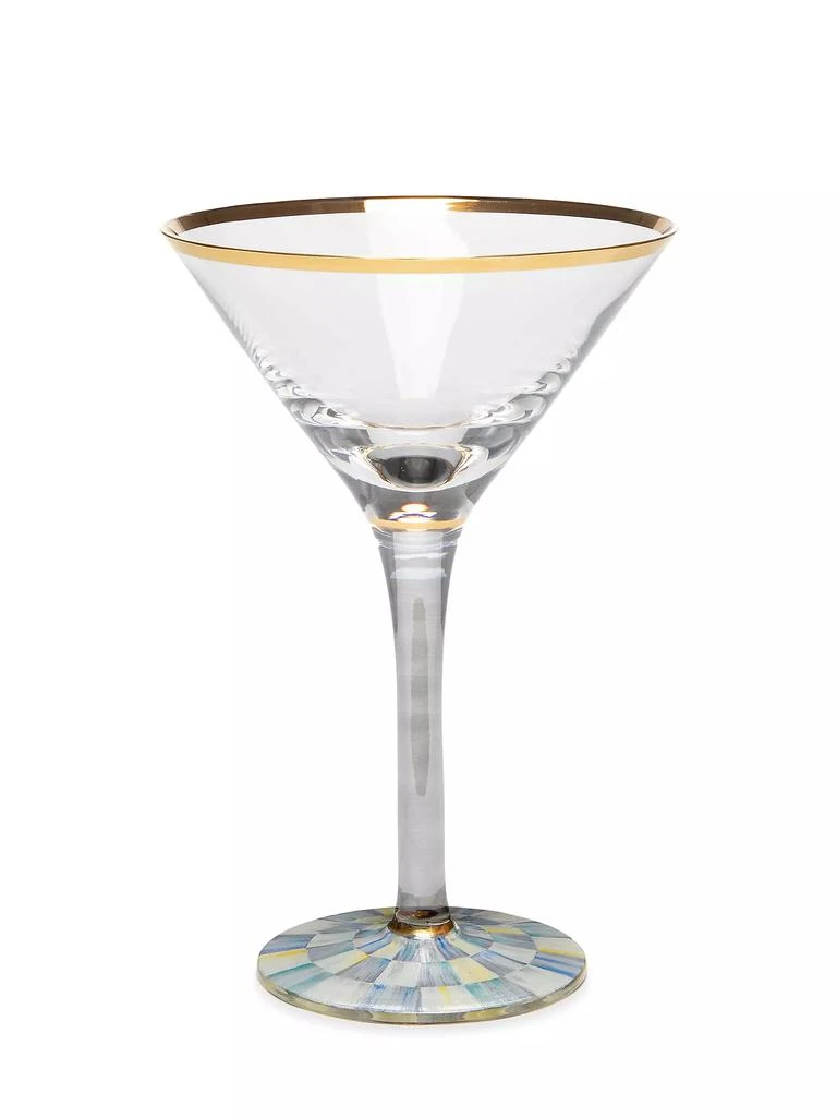 商品MacKenzie-Childs|Sterling Check Martini Glass,价格¥514,第1张图片