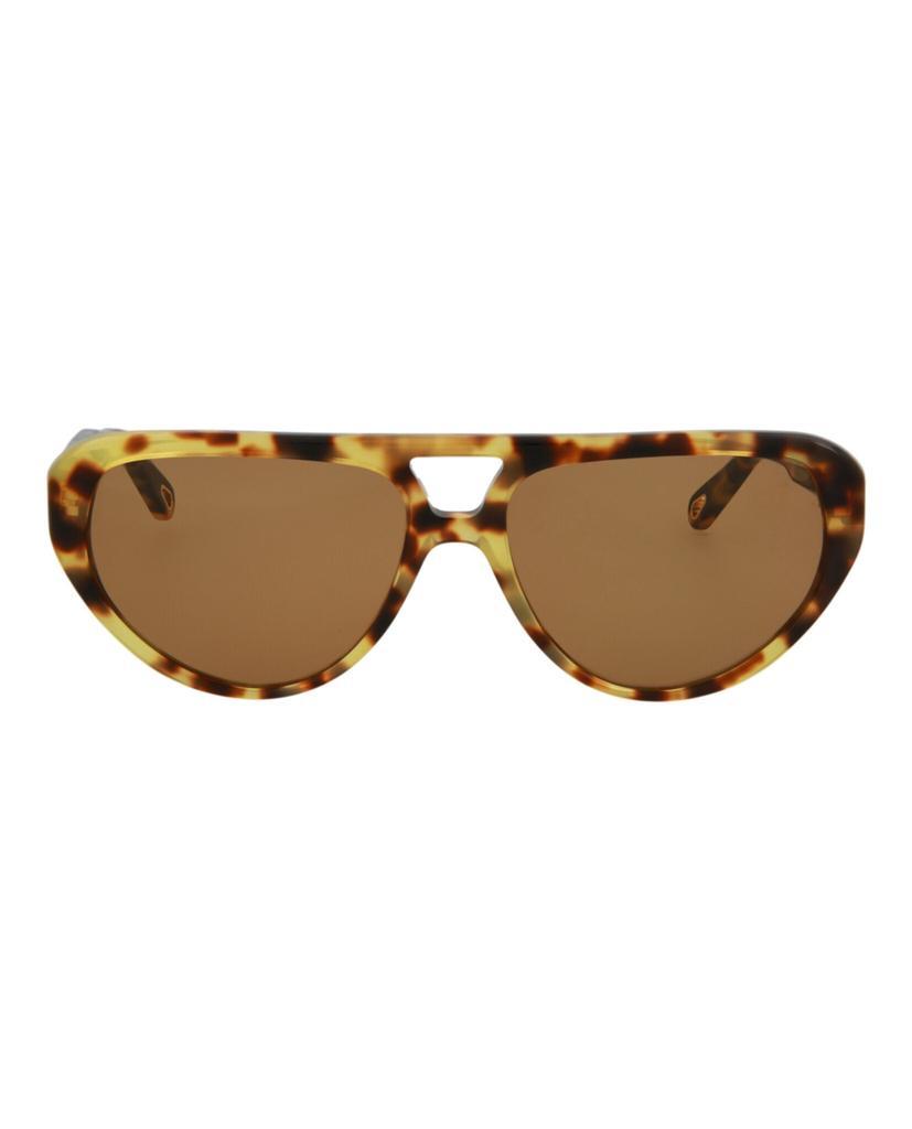 商品Chloé|Aviator-Style Acetate Sunglasses,价格¥871,第1张图片