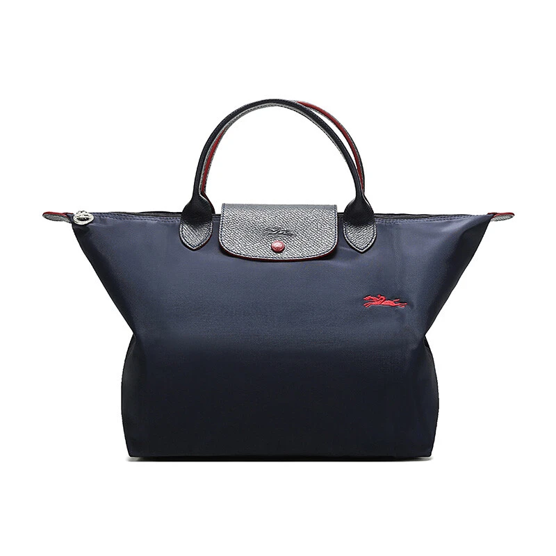 商品[国内直发] Longchamp|LONGCHAMP饺子包珑骧女士手提包中号短柄可折叠手提包尼龙大容量单肩托特包饺子包短柄L1623 619,价格¥813,第1张图片