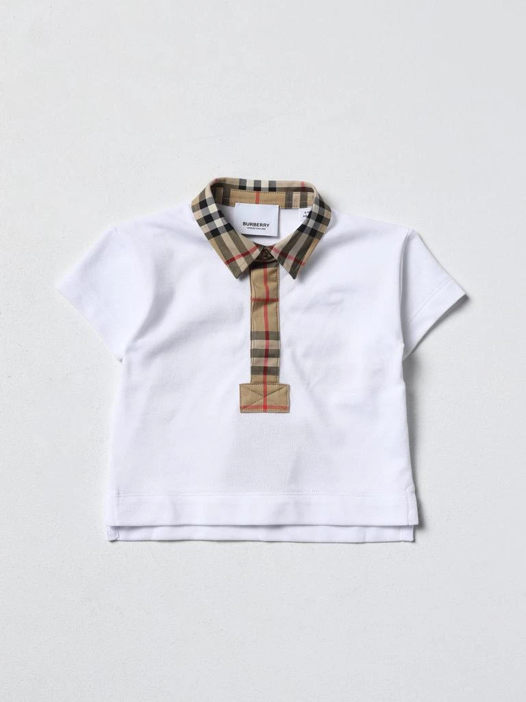 商品Burberry|Burberry polo shirt in cotton,价格¥1511,第1张图片