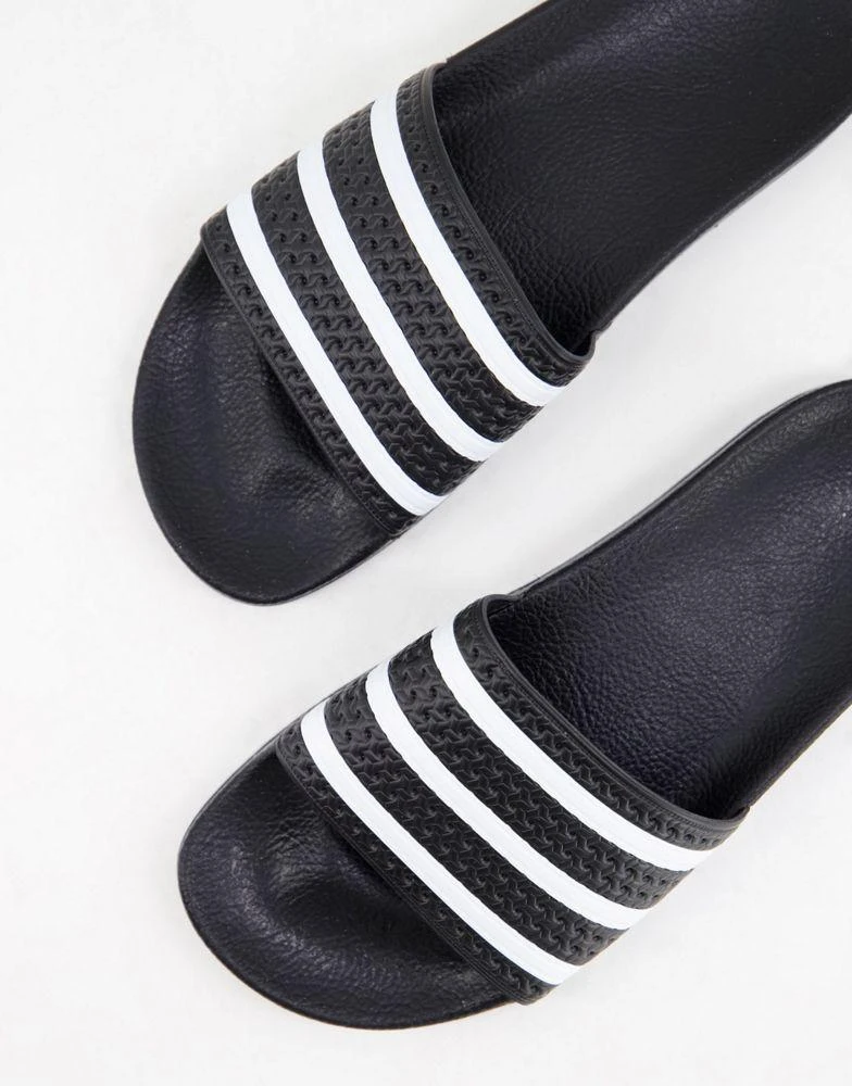 商品Adidas|adidas Originals Adilette sliders in black,价格¥230,第3张图片详细描述