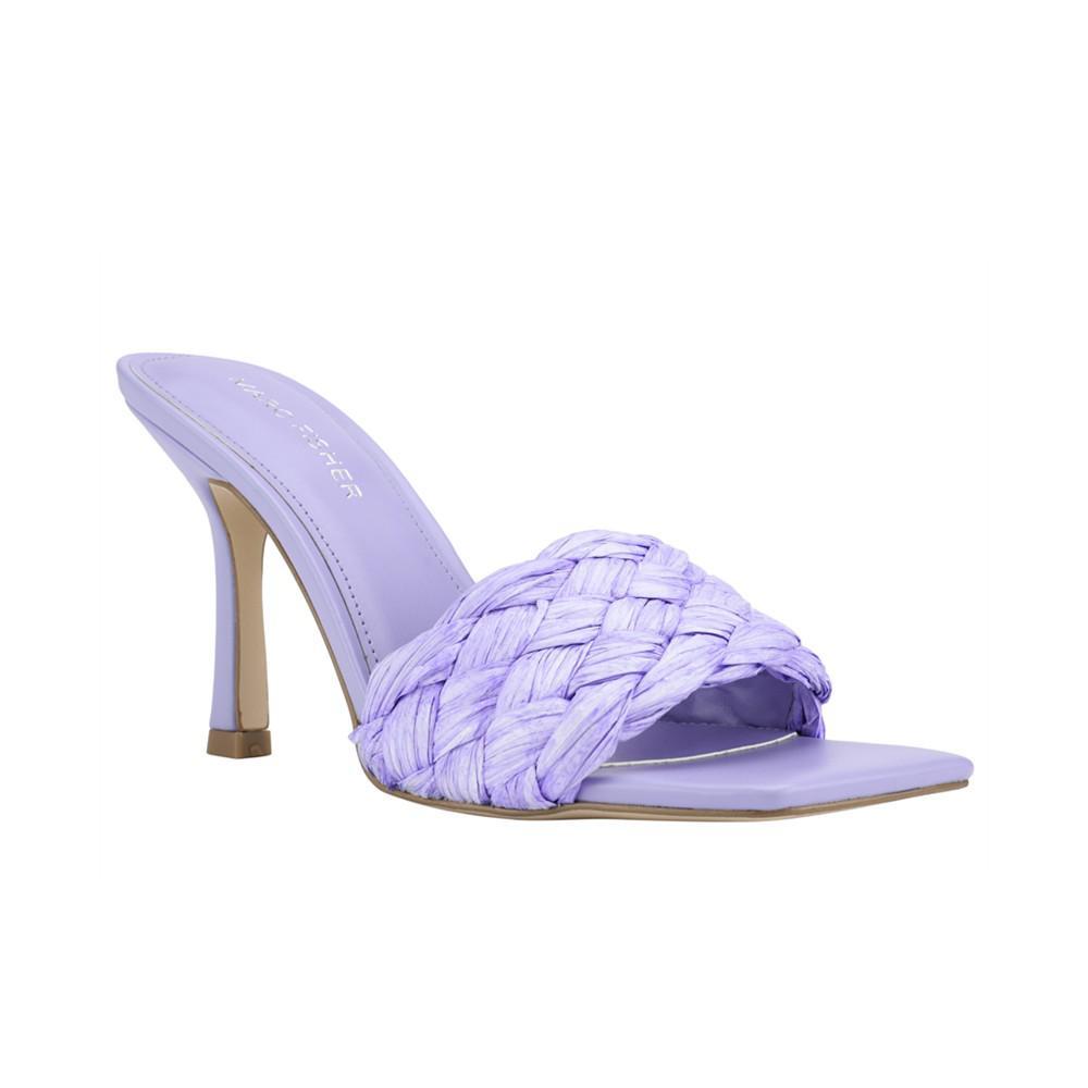 商品Marc Fisher|Women's Barsana Heeled Slide Sandals,价格¥646,第1张图片