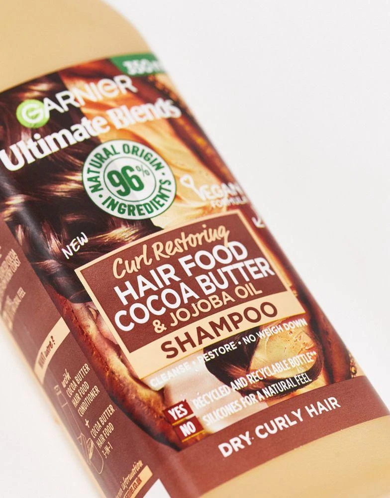 商品Garnier|Garnier Ultimate Blends Cocoa Butter Shampoo for Dry, Curly Hair 350ml,价格¥61,第2张图片详细描述
