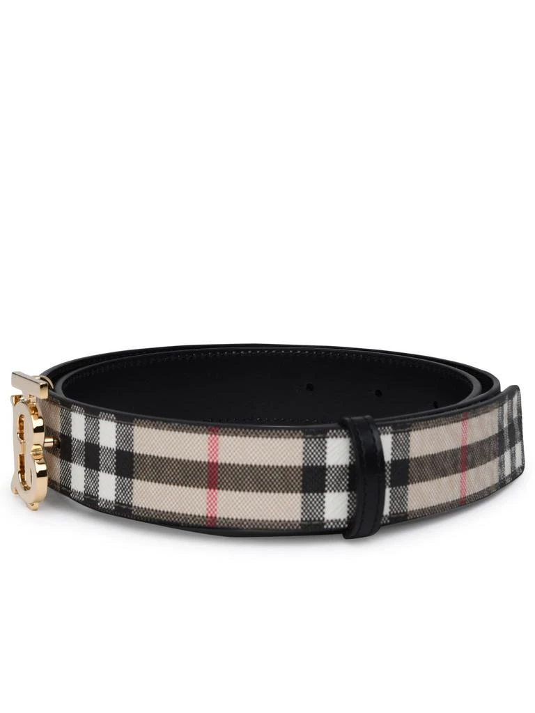 商品Burberry|Burberry TB Plaque Checked Buckle Belt,价格¥2941,第3张图片详细描述