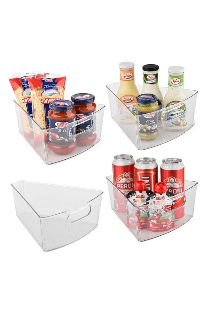 商品SORBUS|4-Pack Sector Storage Organizers,价格¥197,第2张图片详细描述
