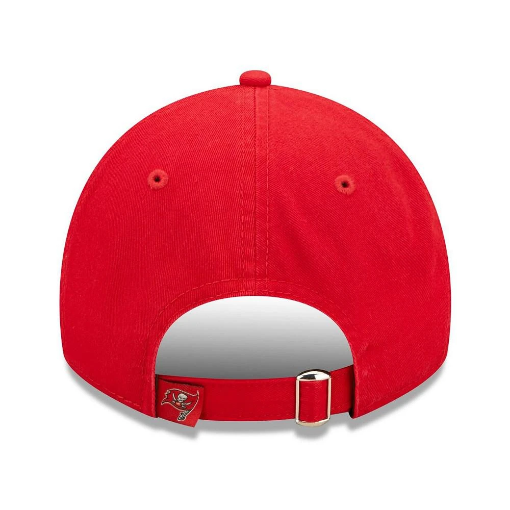 商品New Era|Women's Red Tampa Bay Buccaneers 2022 Sideline Adjustable 9TWENTY Hat,价格¥187,第4张图片详细描述